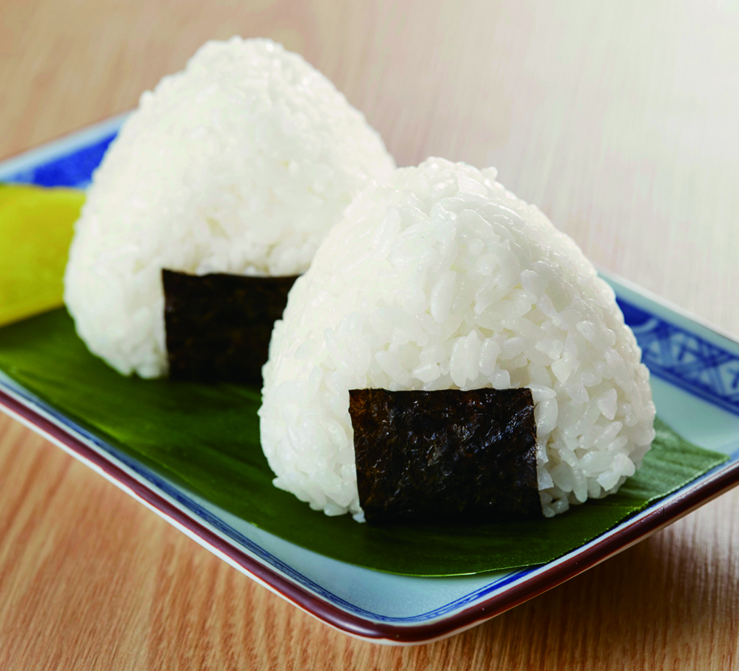with onigiri